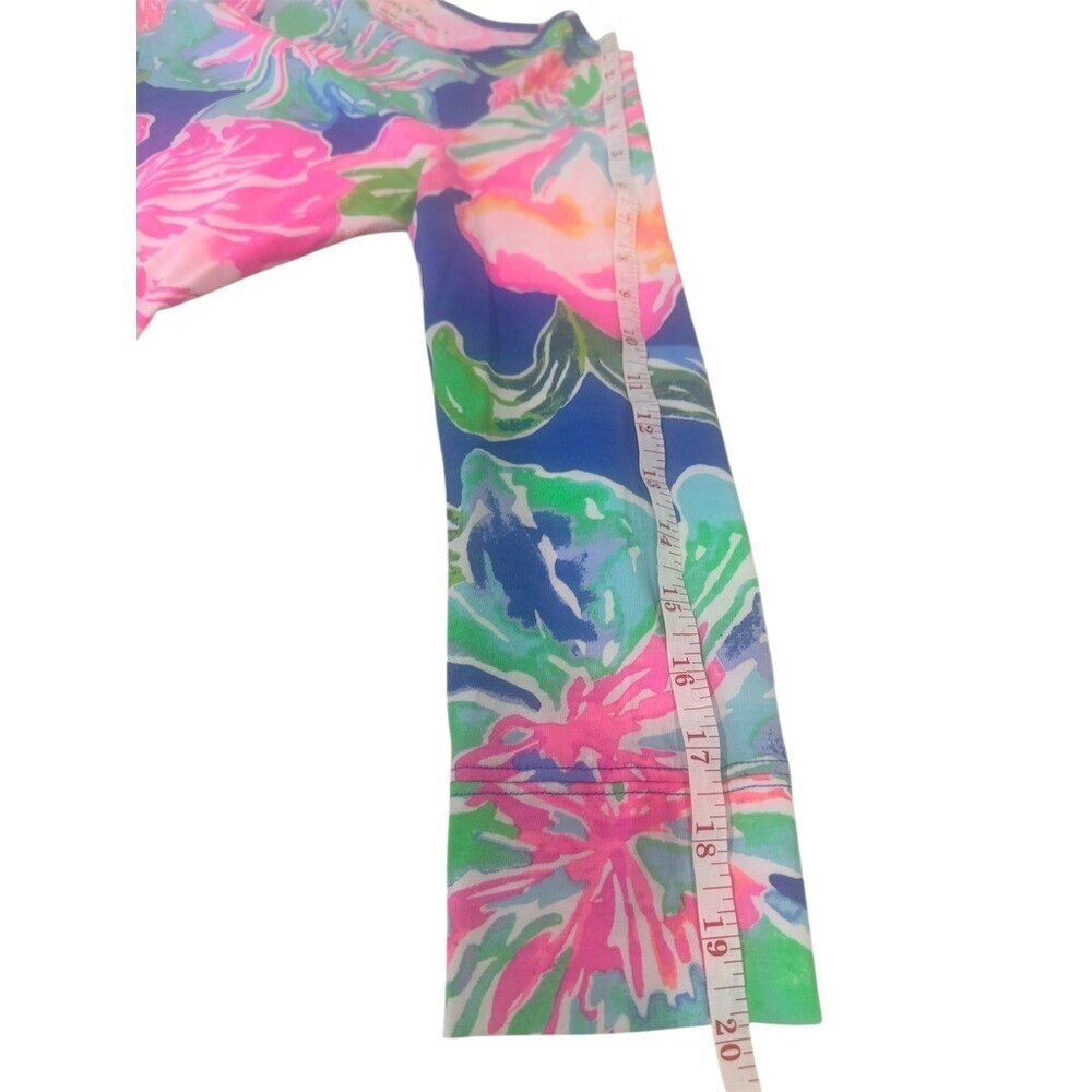 Lilly Pulitzer Marlowe Shift Dress Womens XS Pink Blue Tropical Lightweight - Picture 7 of 7